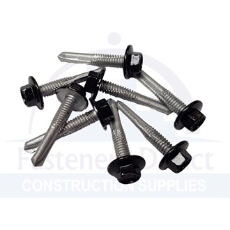 Series 500 Hex Head Self Drilling Screw for Metal Galvanised 12g-24 x 32mm Painted Night Sky (1000) per each