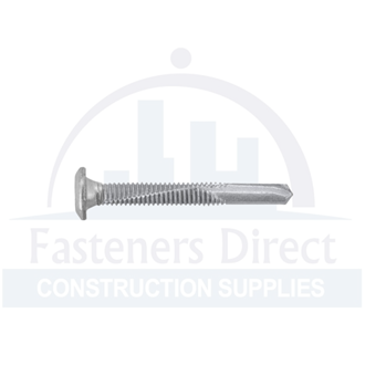 Series 500 Wafer Head Self Drilling Screw for Metal Galvanised 12g-24 x 50mm (1000) per each