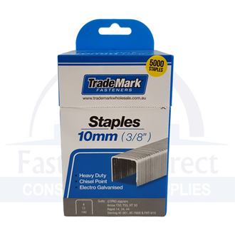 Hammer Tacker Staples 10mm [3/8