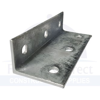 Angle Bracket Hot Dip Galvanised (PONSBRAC) 50mm x 75mm x 190mm x 5mm per each