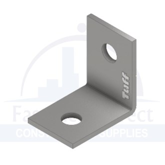 Light Use Angle Bracket Hot Dip Galvanised w/2 M6 holes each side 40mm x 40mm x 40mm x 3mm [F0328] (25) per each