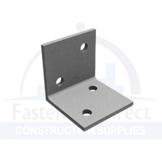 Angle Connector Hot Dip Galvanised w/M12 holes 100mm x 100mm x 100mm x 8mm (10) per each