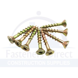 Chipboard Screw Countersunk Head Square Drive Zinc 10g x 100mm (250) per each