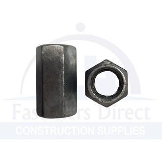 Coupler Hexagon Galvanised M10 x 30mm (100) per each