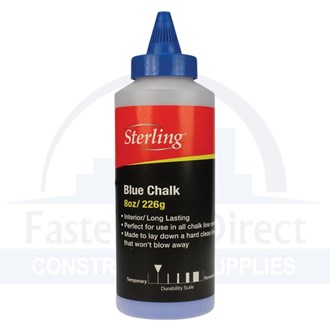 Chalk Powder Refill Blue 226g/8oz per each