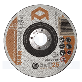 Mega Inox Cutting Wheel 125mm x 1.0mm x 22mm (25) per each