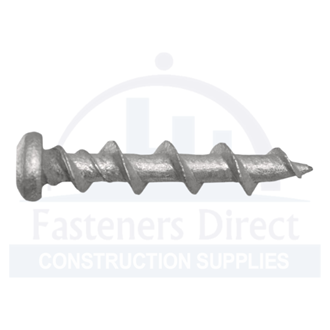 Dog-Bite Pan Head Square Drive Zinc 5mm x 32mm per each