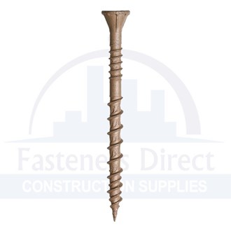 QuikDrive Softwood Decking Screw DSV T25  Ribbed Flat Head Variable Thread 10g x 50mm (1,500) per each