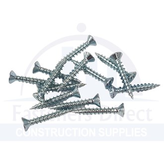 Hinge Screw Zinc 7g x 25mm (100) per each