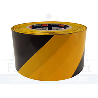 Hazard Tape Yellow and Black per each