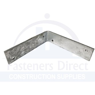 Heavy Use Angle Bracket Galvanised M6 Hole 200mm x 200mm x 40mm x 5mm (25) per each
