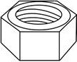 Hex Nut Plain (Metric) M16 per each