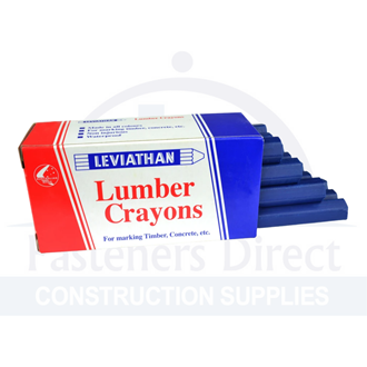 Lumber Crayon Blue per (12)