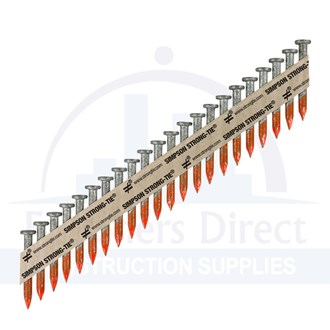 33deg SCN QuikDrive Smooth-Shank Connector Nail (1 1/2 x .131) 3.3 x 38mm Paper Tape 4000ct per 4000