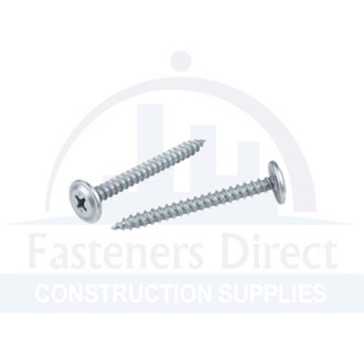 Needle Point Cabinet Screw Button Head Zinc 10g x 60mm (500) per each