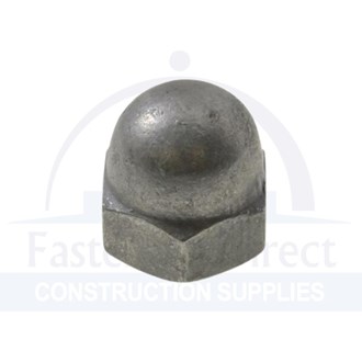 Dome Nut Galvanised M10 (100) per each