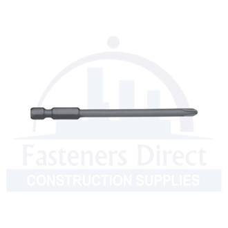 Phillips Power Bit Reduced No.2 x 89mm per each