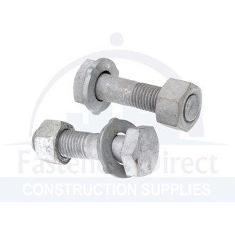 Structural Assemblies Galvanised 8.8 (Bolt, Nut, Washer) M12 x 100mm (100) per each