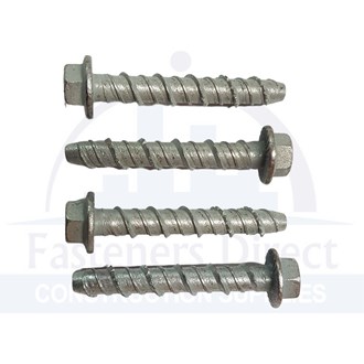 Screw Bolt Hex Drive Hex Head Galvanised M10 x 100mm (50) per each