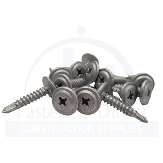 Self Drilling Screw Button Head For Metal Galvanised 8g-18 x 12mm (1000) per each