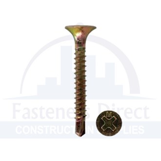 Self Drilling Screw For Metal Bugle Head Zinc 6g-20 x 25mm per each