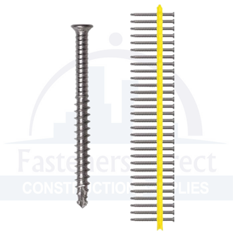 QuikDrive Decking Screw For Hardwood Collated 305 Stainless Steel Collated 60mm(1000) per each