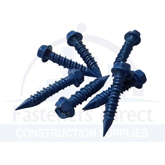 Blue Tapper Hex Head 5mm x 95mm (100) per each