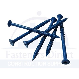 Blue Tapper Countersunk Head 6.5mm x 83mm (1/4 x 31/4) (100) per each