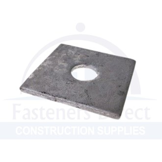 Square Washer Galvanised M24 65 X 65 X 5mm (50) per each