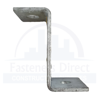 Connector Z Bracket Hot Dip Galvanised 50 x 5mm M12/M16 x 90mm (10) per each
